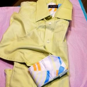 💖Ted Baker London Flip Cuff Button Down Shirt